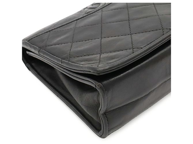 Chanel Matelassé Coco Mark Chain Schultertasche Schwarz - Ansicht 4