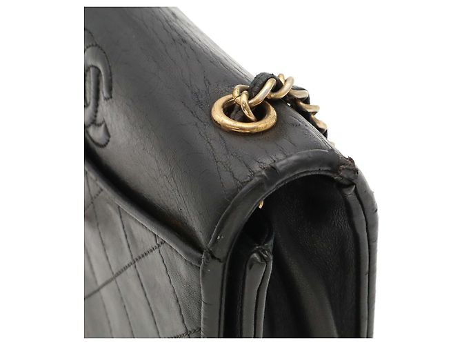 Chanel Matelassé Coco Mark Chain Schultertasche Schwarz - Ansicht 6