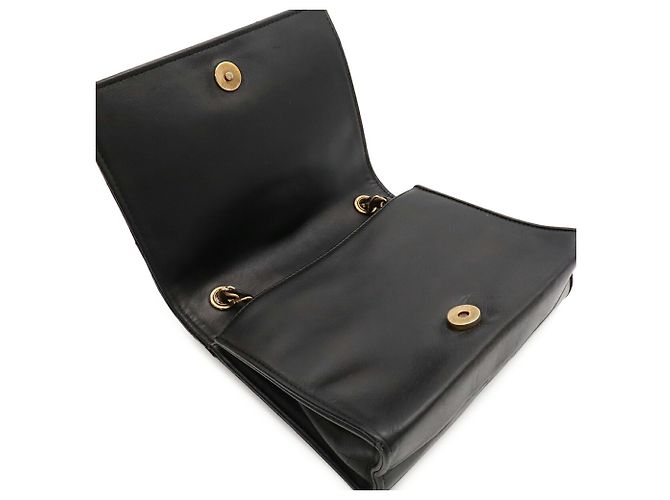 Chanel Matelassé Coco Mark Chain Schultertasche Schwarz - Ansicht 8