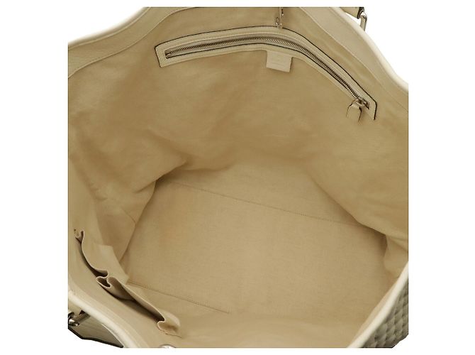 Bolso Tote Gucci GG de tela crema Crudo - vista 6