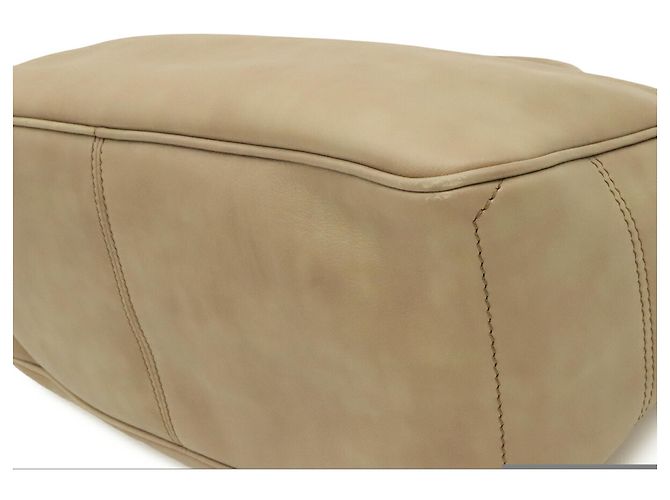 Céline Celine Boogie Bag Handtasche Tote aus beigem Leder - Ansicht 4