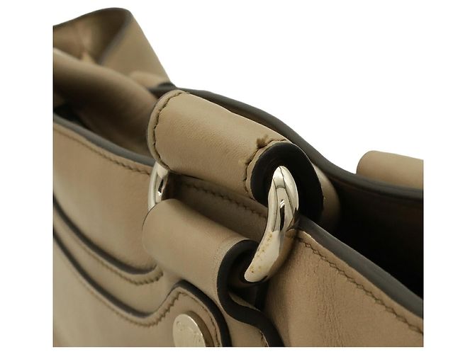 Céline Celine Boogie Bag Handtasche Tote aus beigem Leder - Ansicht 7