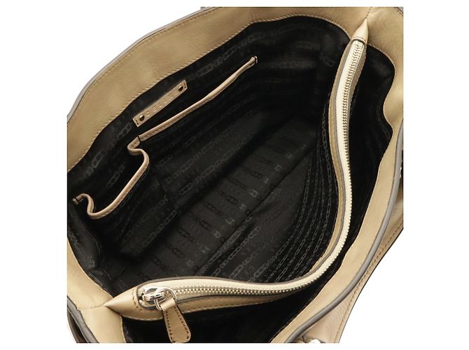 Céline Celine Boogie Bag Handtasche Tote aus beigem Leder - Ansicht 8