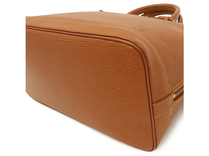 Borsa Louis Vuitton Epi Alma Marrone D'oro Cammello - vista 4