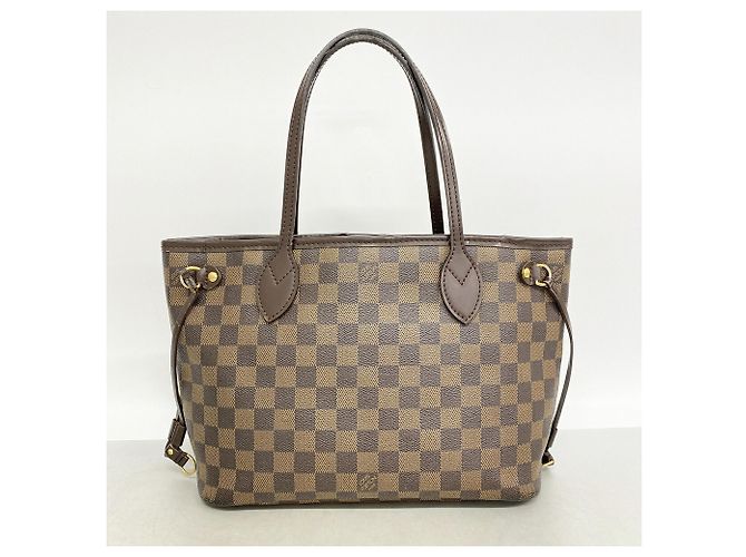 Borsa Tote Louis Vuitton Damier Neverfull PM N51109 Ebene Damier ebene - vista 12