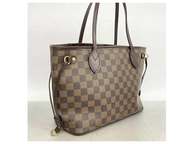 Borsa Tote Louis Vuitton Damier Neverfull PM N51109 Ebene Damier ebene - vista 2