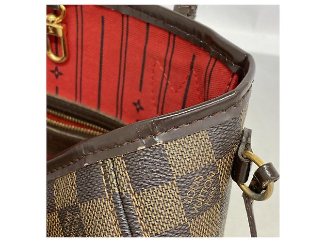 Borsa Tote Louis Vuitton Damier Neverfull PM N51109 Ebene Damier ebene - vista 8