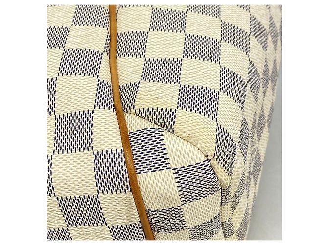 Borsa Tote Louis Vuitton Damier Azur Totally PM Bianco - vista 6