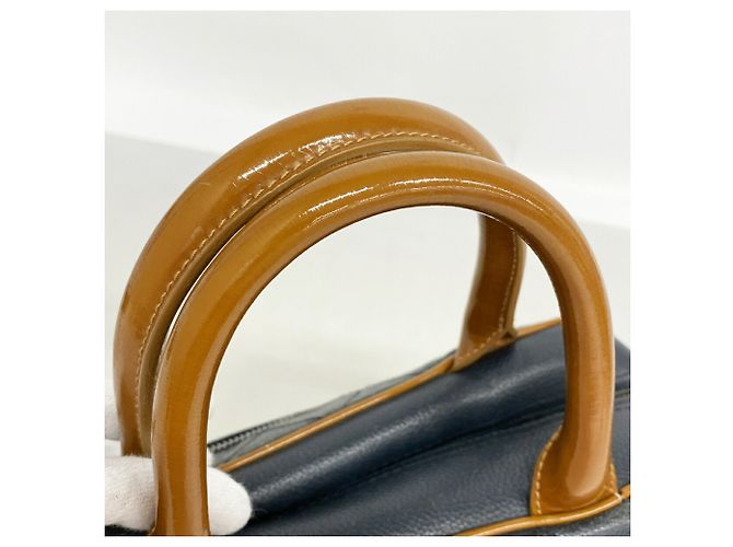 Chanel Matelassé Handtasche Marineblau - Ansicht 10