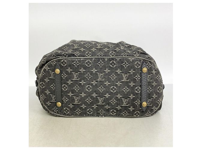 Louis Vuitton Monogram Denim Tote Bag XL Schwarz - Ansicht 3