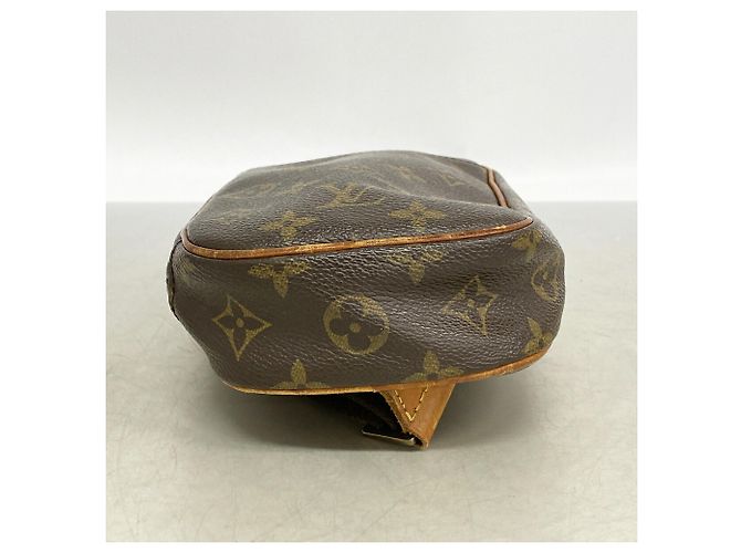 Borsa a tracolla Louis Vuitton Monogram Pochette Gange Brown Marrone - vista 3