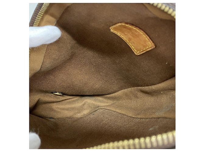 Borsa a tracolla Louis Vuitton Monogram Pochette Gange Brown Marrone - vista 4