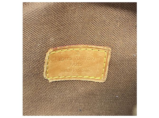 Borsa a tracolla Louis Vuitton Monogram Pochette Gange Brown Marrone - vista 5