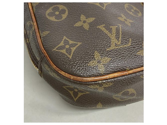 Borsa a tracolla Louis Vuitton Monogram Pochette Gange Brown Marrone - vista 6