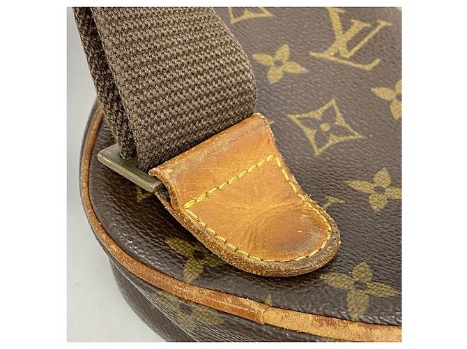 Borsa a tracolla Louis Vuitton Monogram Pochette Gange Brown Marrone - vista 7