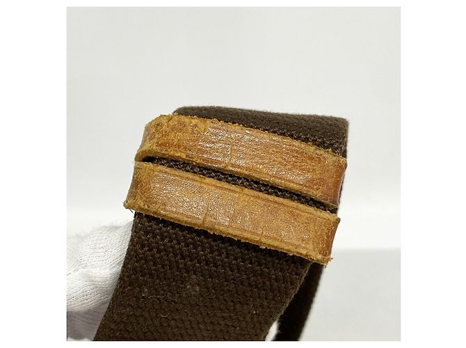 Borsa a tracolla Louis Vuitton Monogram Pochette Gange Brown Marrone - vista 9