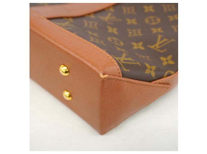 Saco Tote Louis Vuitton Monogram Weekend PM Marrom - vista 6