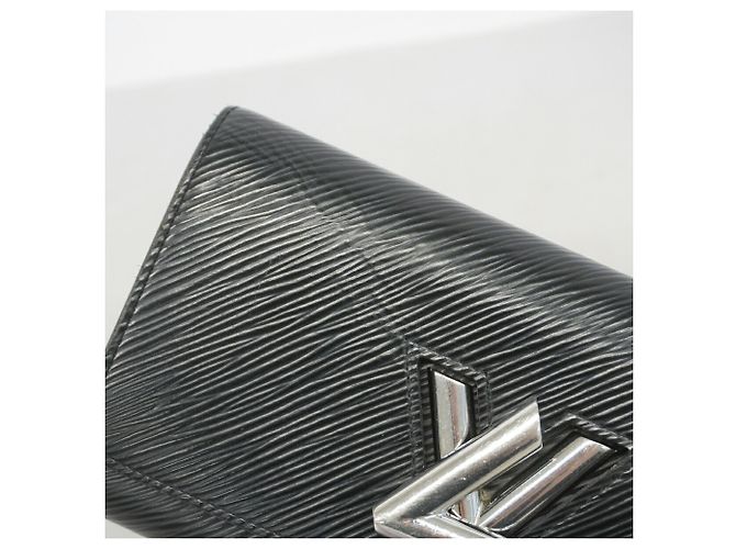 Louis Vuitton Epi Leather Portefeuille Twist Long Wallet Nero - vista 11