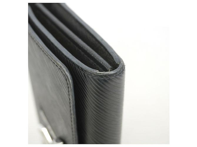 Louis Vuitton Epi Leather Portefeuille Twist Long Wallet Nero - vista 7