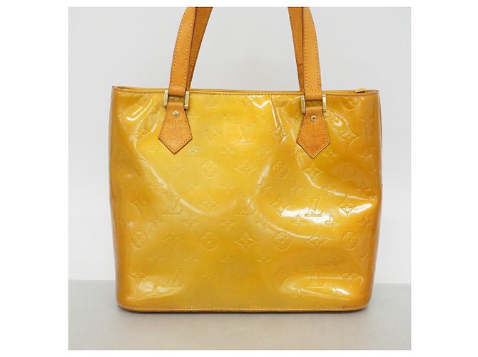 Borsa Tote Louis Vuitton Vernis Houston Grigio - vista 12