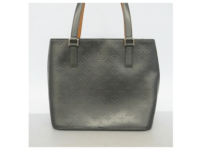 Borsa Tote Louis Vuitton Monogram Mat Stockton Nero - vista 13