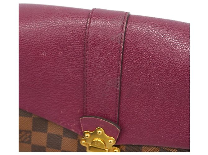 Louis Vuitton Damier Clapton Shoulder Bag Dark red Damier ebene - view 10