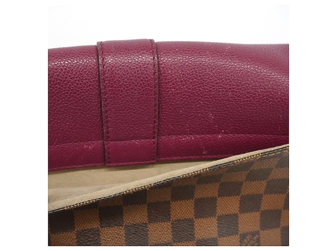 Louis Vuitton Damier Clapton Shoulder Bag Dark red Damier ebene - view 12