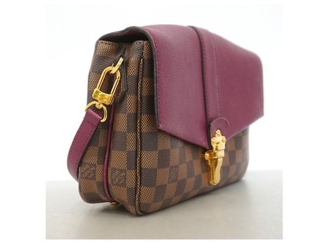 Louis Vuitton Damier Clapton Shoulder Bag Dark red Damier ebene - view 2