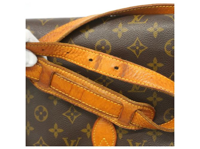 Bolsa de Ombro Louis Vuitton Monogram Gibeciere GM Marrom - vista 10