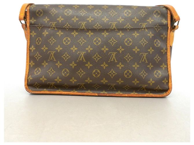 Bolsa de Ombro Louis Vuitton Monogram Gibeciere GM Marrom - vista 12