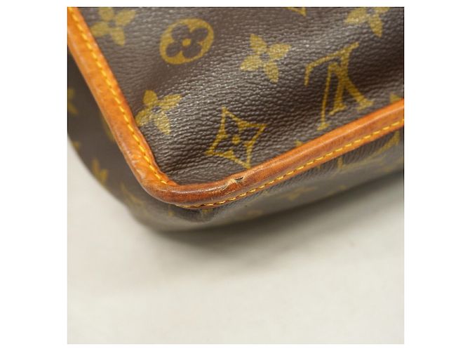 Bolsa de Ombro Louis Vuitton Monogram Gibeciere GM Marrom - vista 7