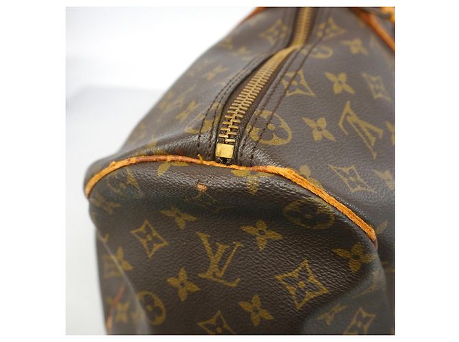 Borsa Louis Vuitton Boston Monogram Keepall 50 Marrone - vista 6