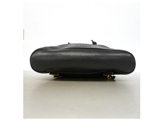Zaino Chanel Triple Coco in pelle caviar Nero - vista 3