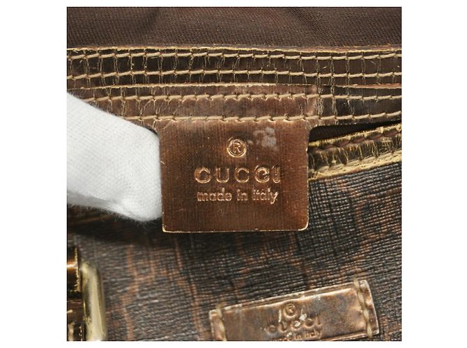 Borsa Gucci GG Supreme Marrone - vista 5