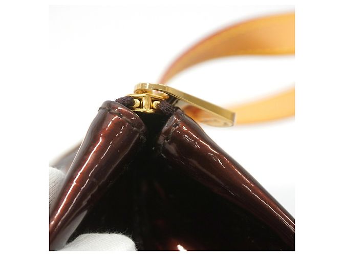 Borsa Louis Vuitton Vernis Rosewood Avenue Bordò - vista 6