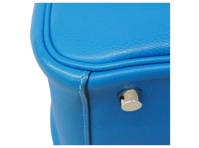 Hermès Bolsa Hermes Lindy 26 Evercolor Blue Zanzibar Azul - vista 7