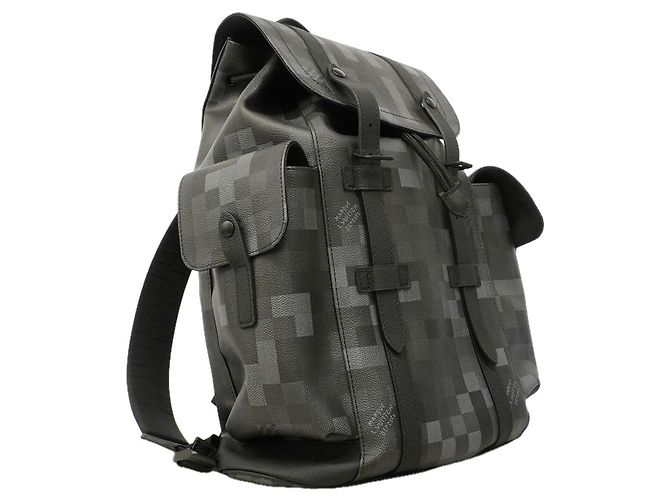 Zaino Louis Vuitton Damouflage Christopher MM Nero - vista 2