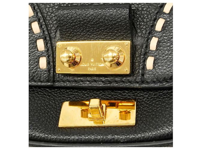 Louis Vuitton Monogram Empreinte Juno Schultertasche Schwarz - Ansicht 10