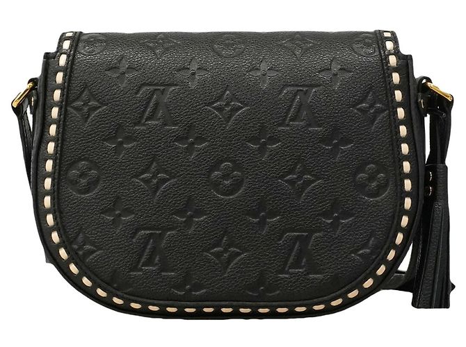 Louis Vuitton Monogram Empreinte Juno Schultertasche Schwarz - Ansicht 11