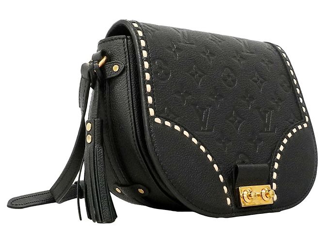 Louis Vuitton Monogram Empreinte Juno Schultertasche Schwarz - Ansicht 2