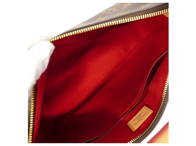 Borsa a tracolla Louis Vuitton Monogram Slouchy PM Marrone - vista 4