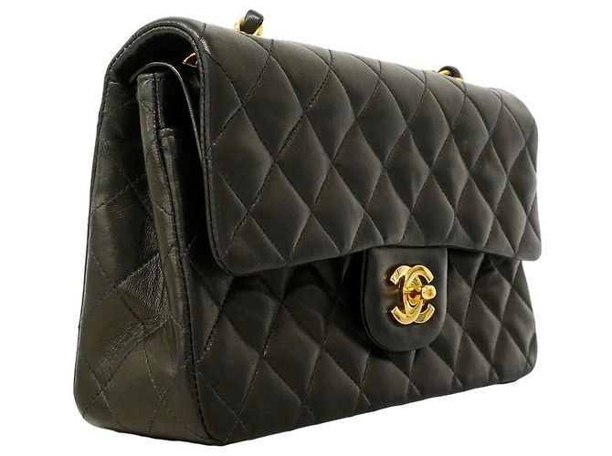 Chanel Matelassé Schultertasche Schwarz - Ansicht 2