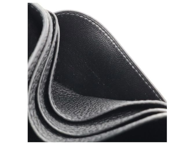 Hermès Portafoglio bi-fold Hermes Dogon Rect Verso Long in pelle Togo nera Nero - vista 10