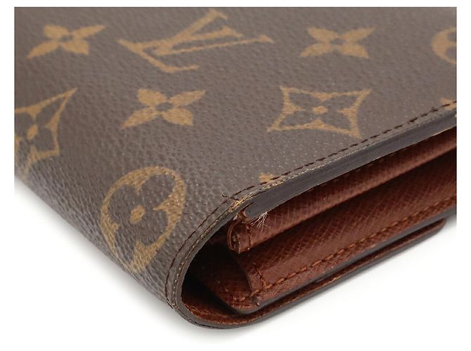 Portafoglio lungo bi-fold Monogram Louis Vuitton Marrone - vista 4