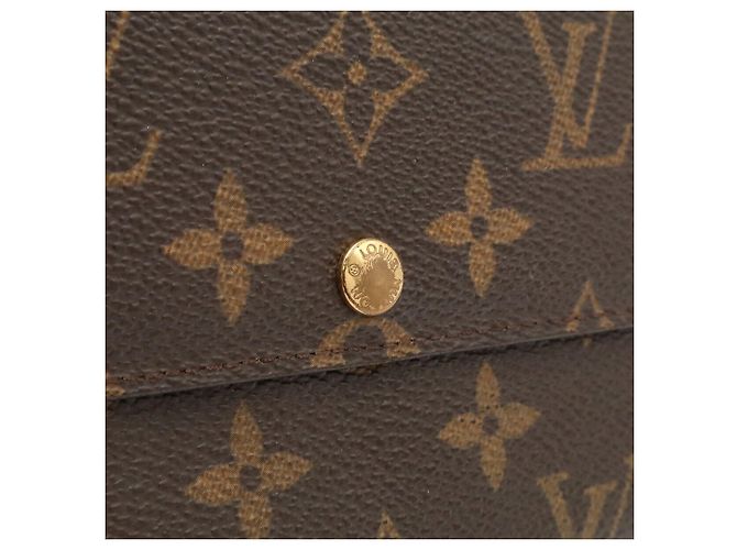 Portafoglio lungo bi-fold Monogram Louis Vuitton Marrone - vista 5