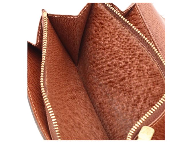 Portafoglio lungo bi-fold Monogram Louis Vuitton Marrone - vista 9