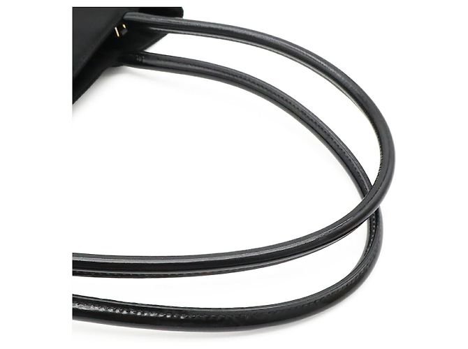 Borsa Tote Prada con logo triangolare Nero - vista 4