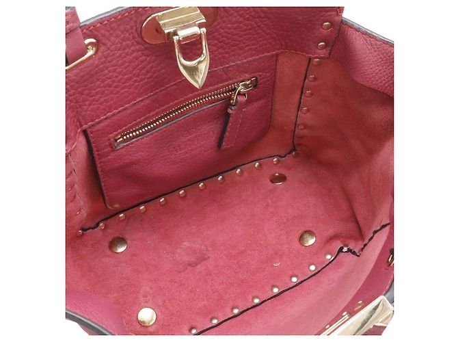 Valentino Garavani Borsa Valentino Rockstud Rosa - vista 7