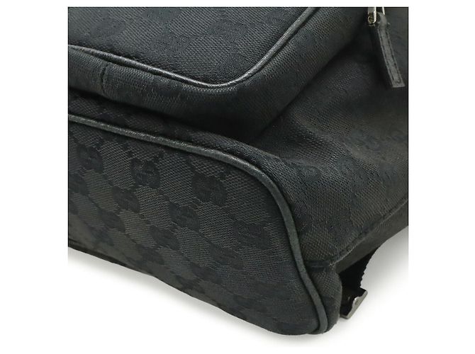 Zaino Gucci GG Canvas Jackie Line Nero - vista 3