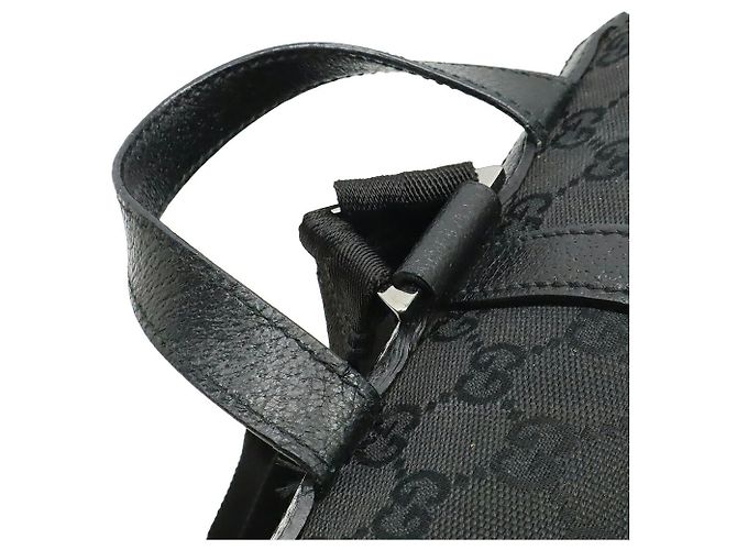 Zaino Gucci GG Canvas Jackie Line Nero - vista 4